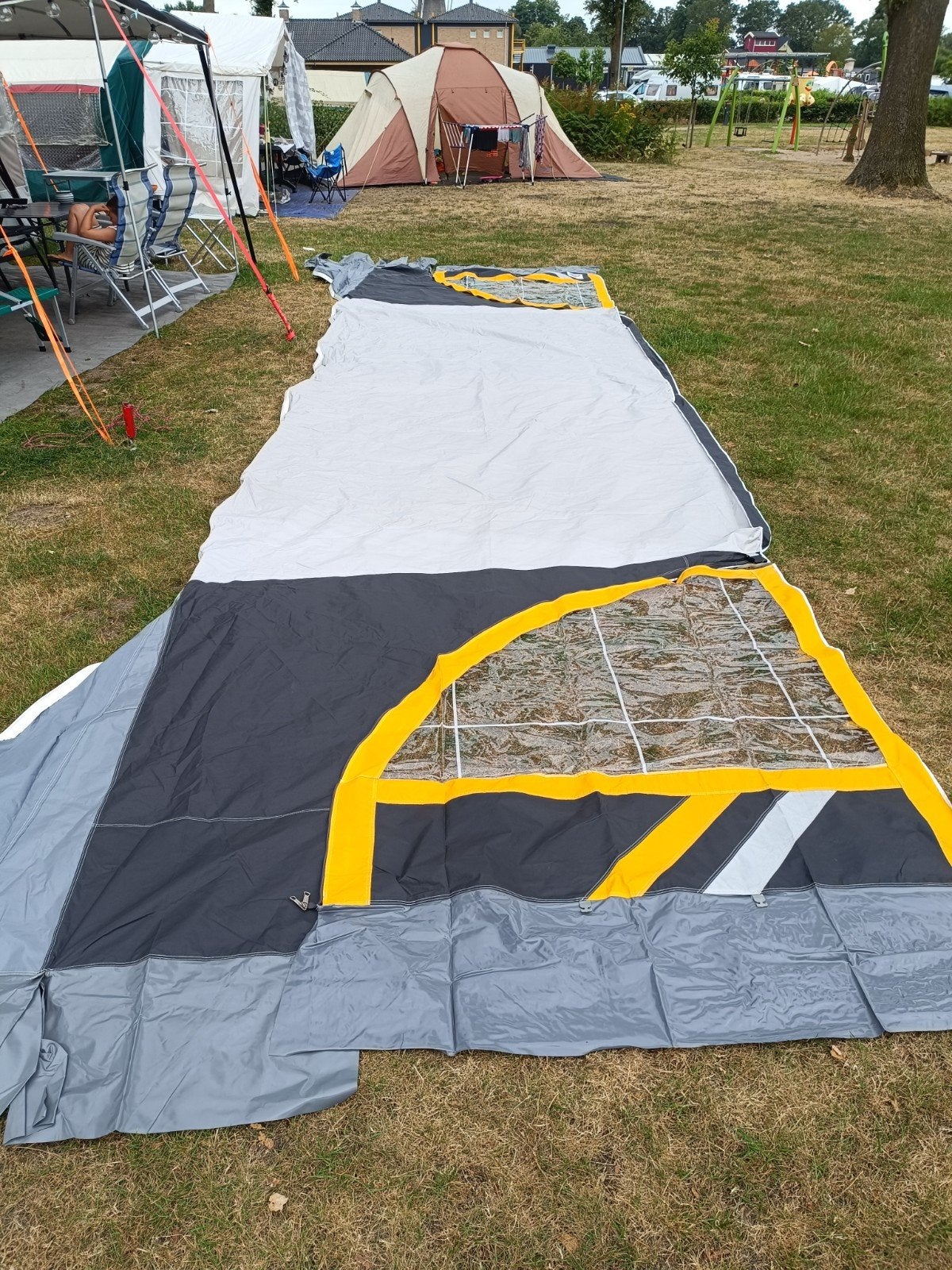 Nieuwe Dorema Panorama Luifel Maat 10 met Aluminium Frame, Caravans en Kamperen, Ophalen