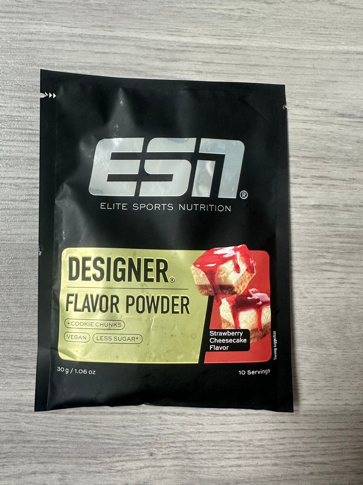 Nieuw zakje ESN Flavor Powder Strawberry cheesecake, Ophalen of Verzenden