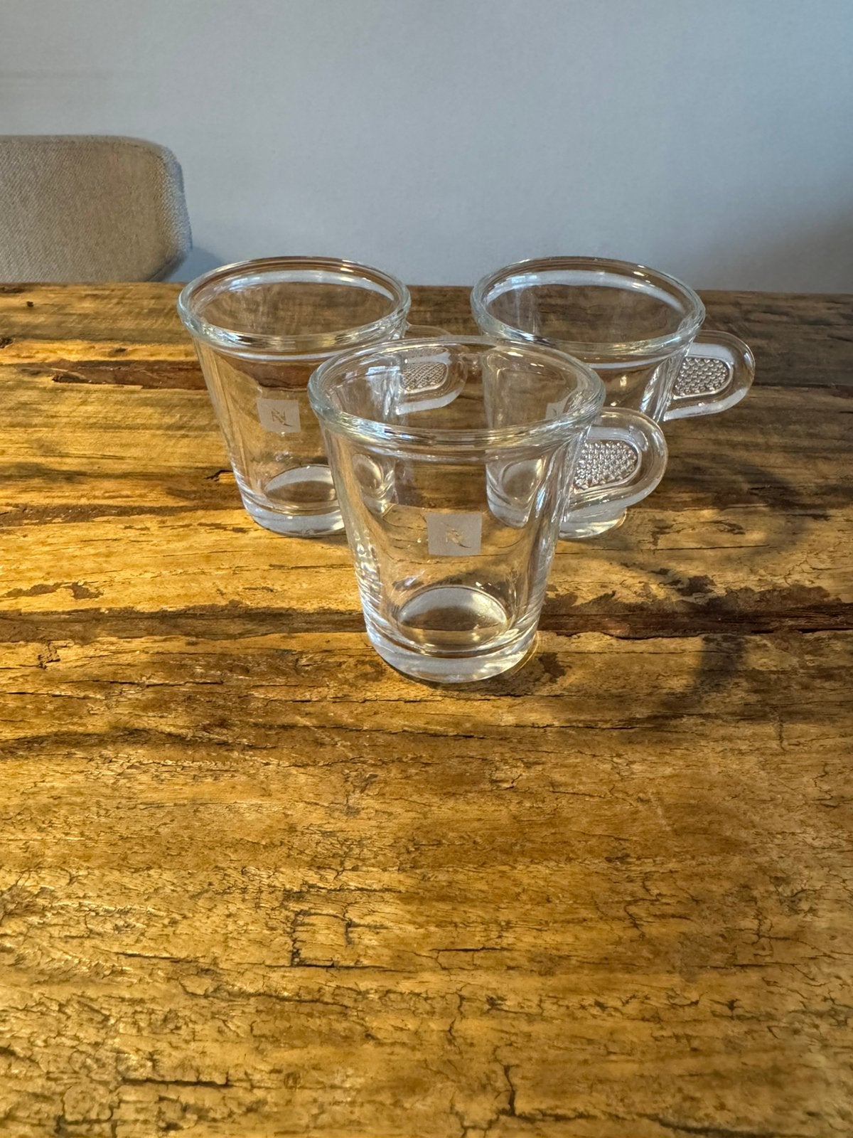 Nespresso espresso kopjes, Huis en Inrichting, Ophalen, Gebruikt, Glas, Overige stijlen