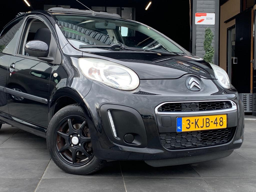 Citroen C1 1.0 Collection|Open Dak|1e eig|Airco|NAP|El.Ramen, Auto's, Voorwielaandrijving, Euro 5, Stof, Gebruikt