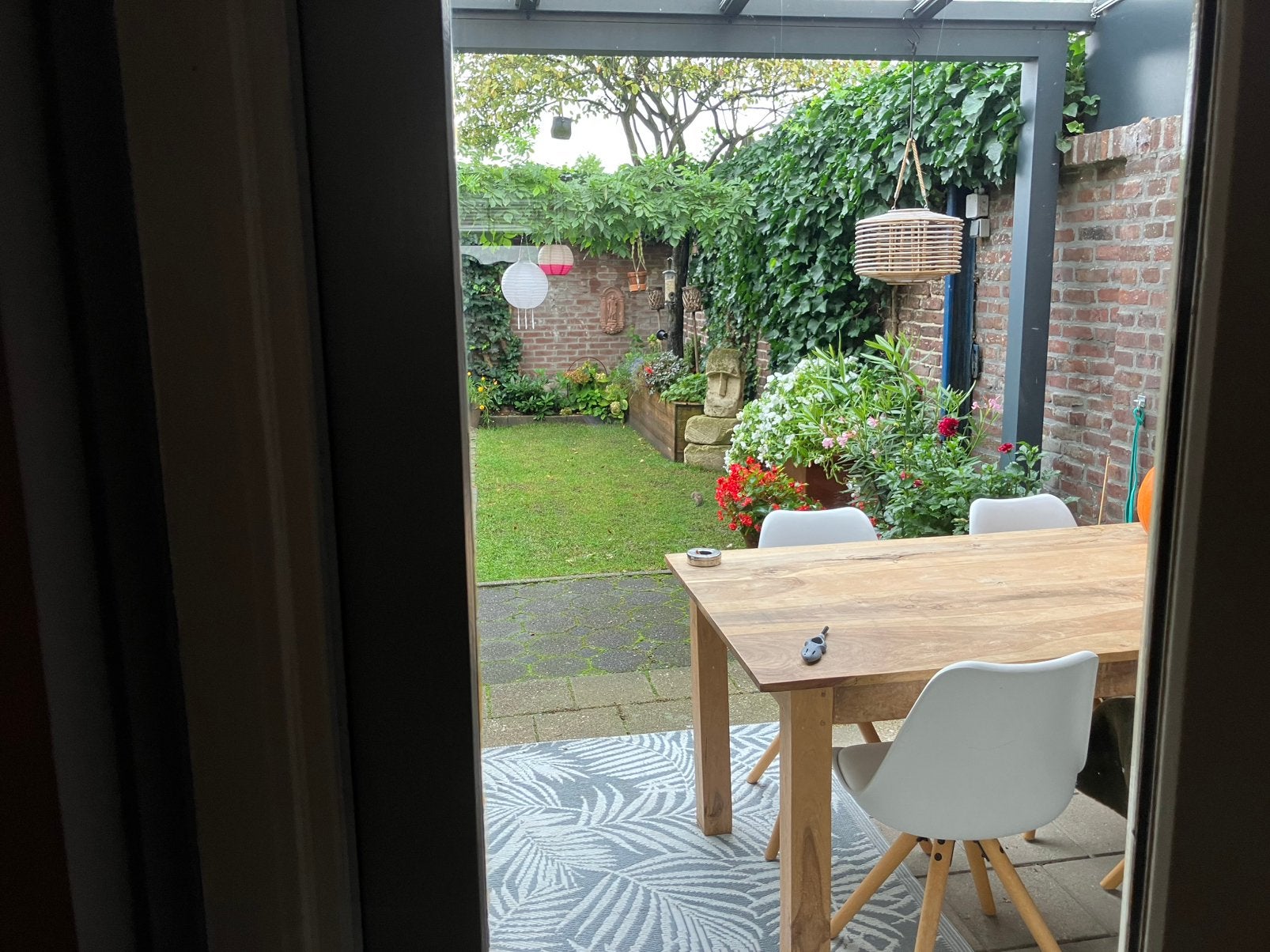 Eetkamertafel, Ophalen, 50 tot 100 cm, Zo goed als nieuw, 150 tot 200 cm