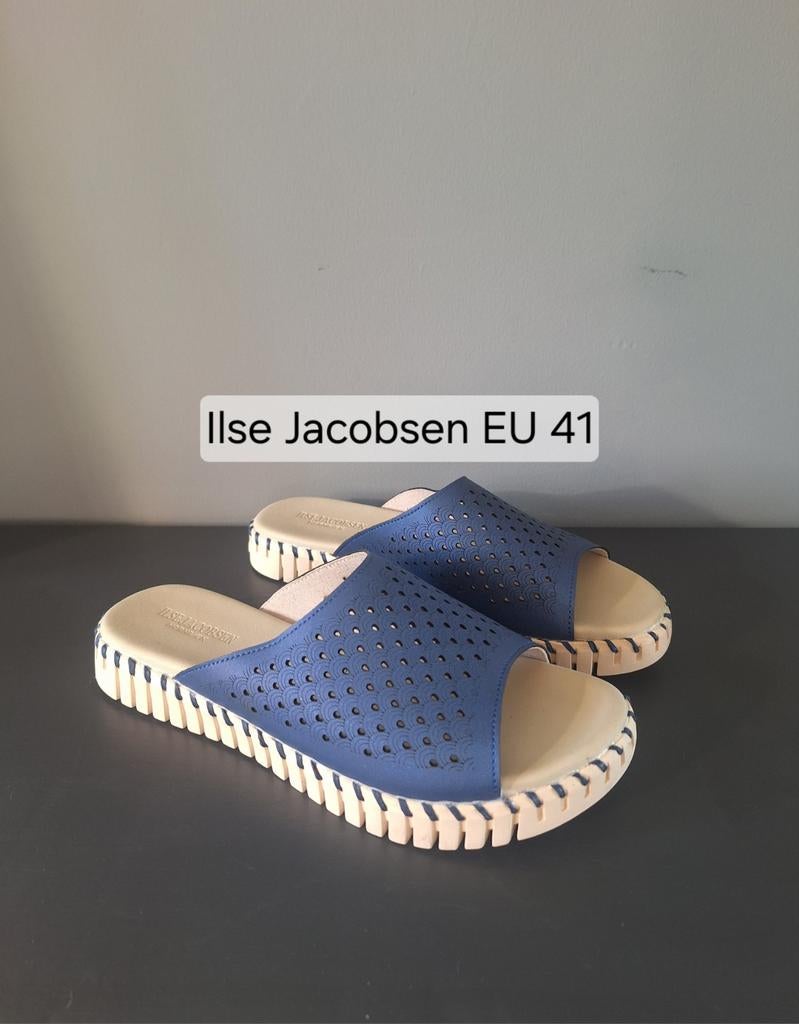 Nieuwe Ilse Jacobsen kobalt blauwe slippers maat 41, Kleding | Dames, Schoenen, Slippers, Blauw, Nieuw, Ophalen of Verzenden