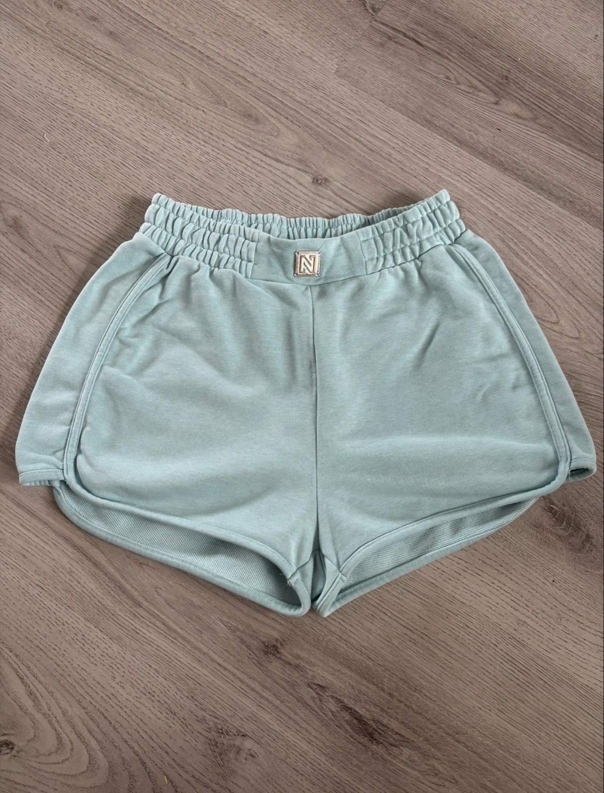Nikkie korte broek maat S blauw, Kort, Zo goed als nieuw, Maat 36 (S), Verzenden