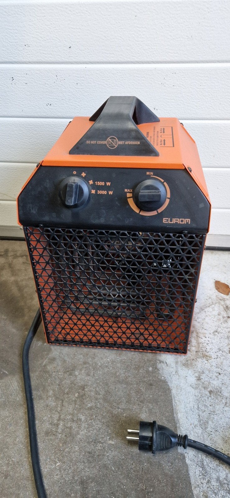 Eurom Elektrische Kachel 1500W/3000W, Ophalen of Verzenden