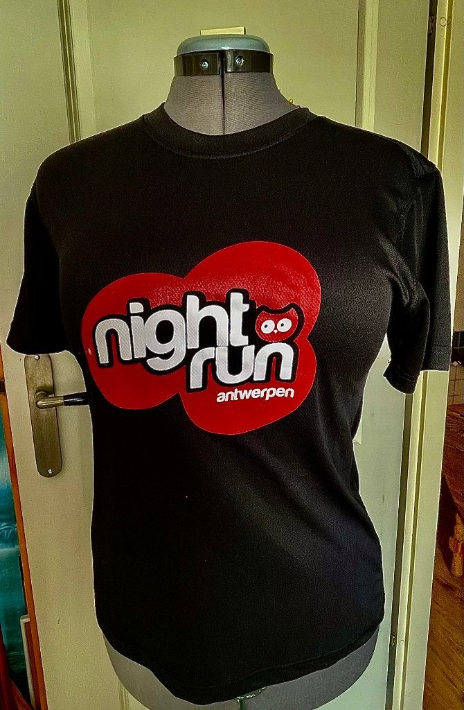 Dames hardloop t-shirt mt L, Zwart, Maat 42/44 (L), Ophalen of Verzenden, Hardlopen of Fietsen
