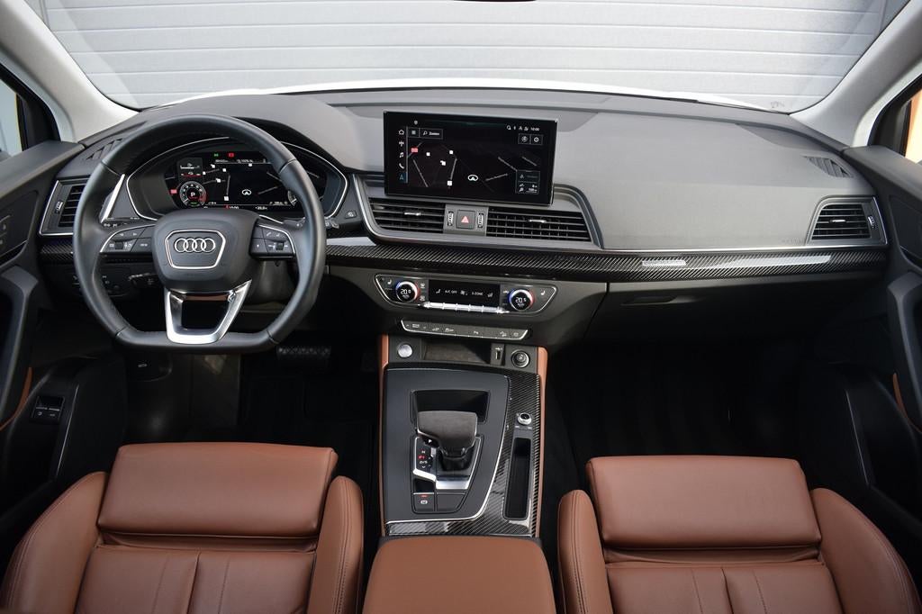 Audi Q5 Sportback 50 TFSI e 299pk S-line | Cognac leder | Lu, Automaat, Gebruikt, Euro 6, 4 cilinders