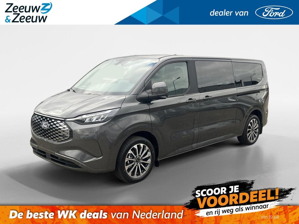 Ford E-Tourneo Custom 340 L2H1 Tourneo Titanium X 8 persoons, Auto's, Ford, Automaat, 12 maanden, 218 pk, Nieuw