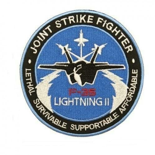 Embleem,Patch,JSF,Joint,Strike,Fighter,F35,Lightning II, Verzenden, Luchtmacht, Amerika, Embleem of Badge