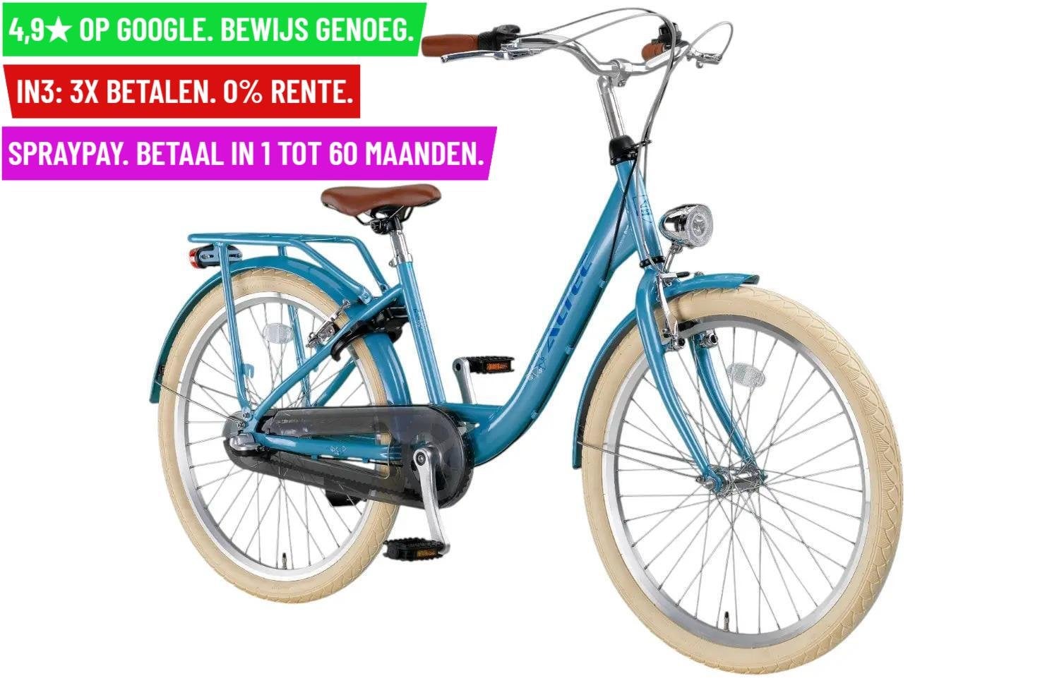 Altec Tuana 24 inch Meisjesfiets N-3 Hemelsblauw, Fietsen en Brommers, Fietsen | Meisjes, Nieuw, Altec, Facebikenl@gmail.com, Altec
