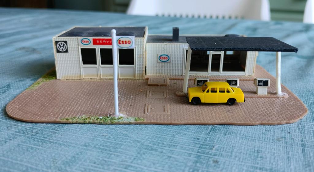 Pola-N 238 tankstation spoor N, Ophalen of Verzenden, Gelijkstroom of Wisselstroom, Brug, Tunnel of Gebouw, Overige merken