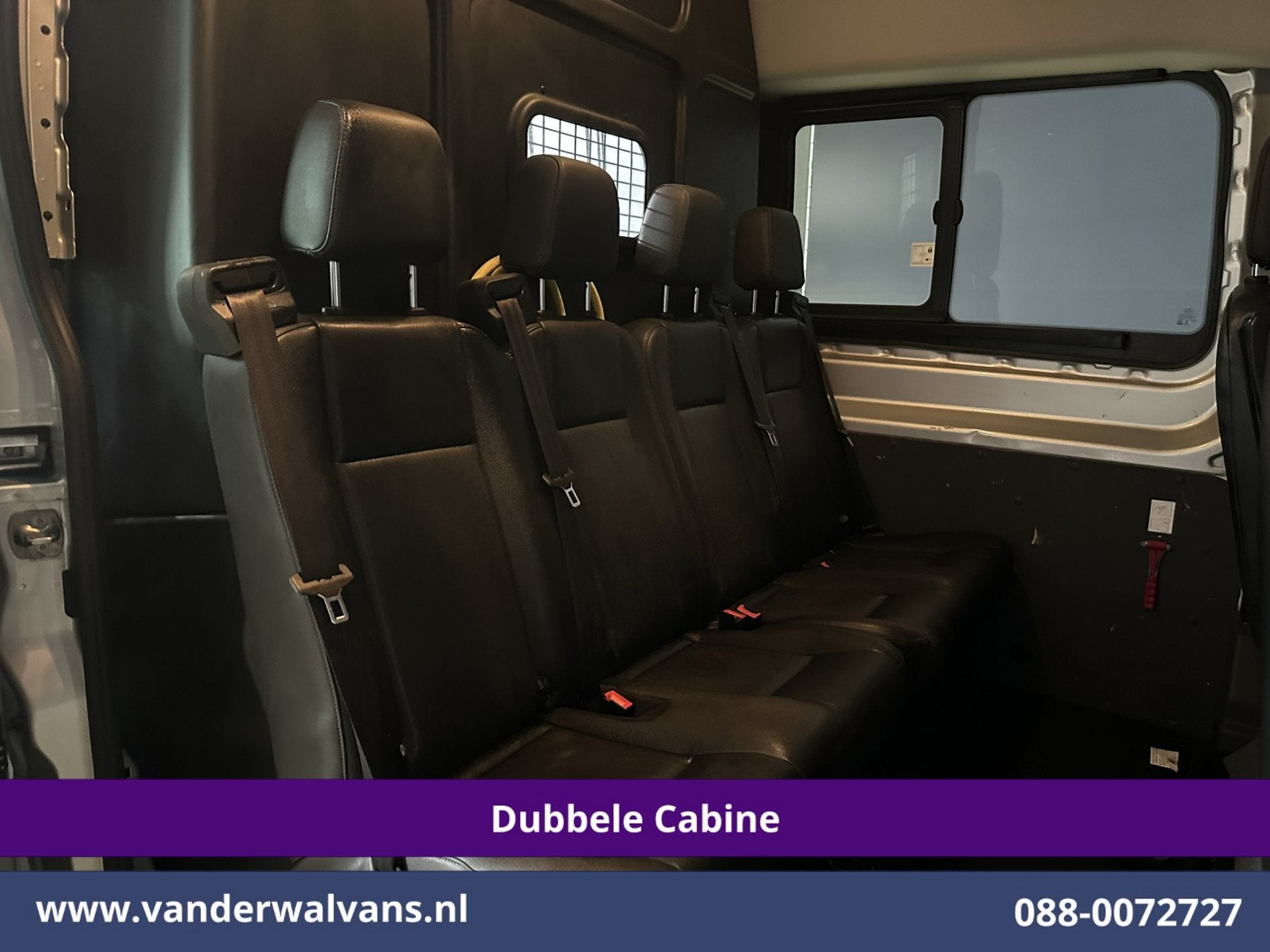 Ford Transit 2.0 TDCI 131pk L3H2 Dubbele Cabine Euro6 Airco, Voorwielaandrijving, 15 km/l, 4 cilinders, Leder