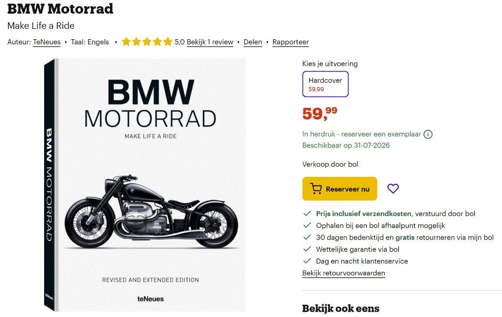 Nieuw BMW Motorrad geschiedenis boek limited edition NP€60, Ophalen, Nieuw, TeNeues, Merk of Model