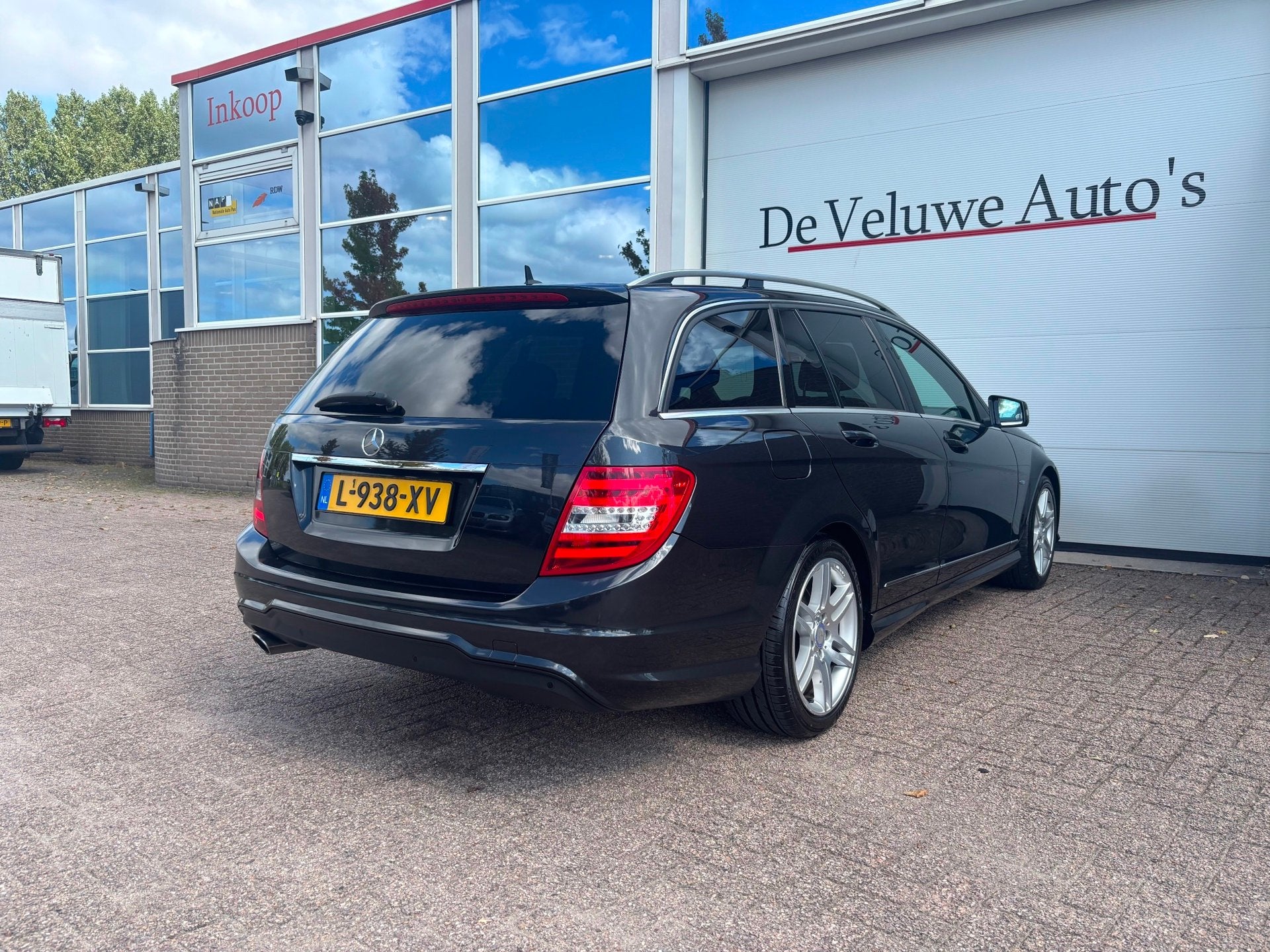 Mercedes-Benz C-klasse Estate 180 Business Class 125! Elegan, Auto's, Automaat, Achterwielaandrijving, Zwart, 1796 cc