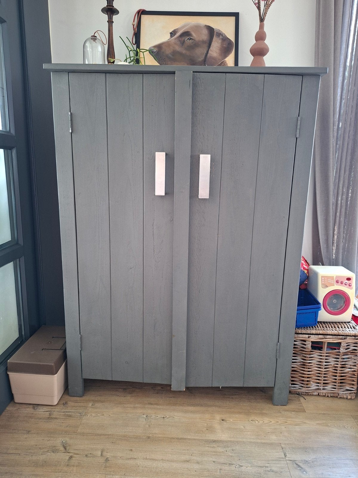 Houten kast., Ophalen, Gebruikt, Hout, Overige typen
