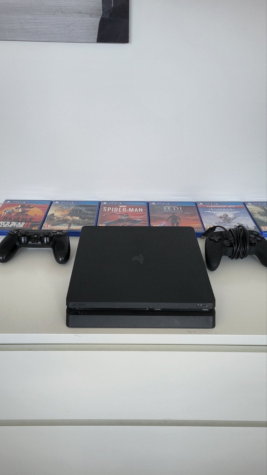 Playstation 4, Spelcomputers en Games, Spelcomputers | Sony PlayStation 4, Ophalen, Met 2 controllers, Met harde schijf, Slim