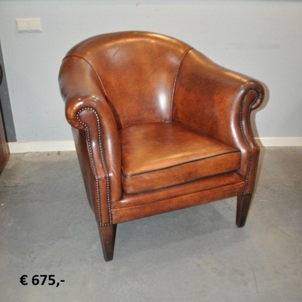 Schapenleren fauteuils nieuw en gebruikt, Ophalen