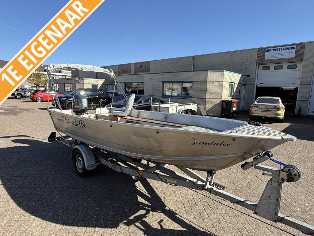 Marine 17FT Aluminium ICM Yamaha 60PK Big Tiller inclTrailer, Niet ingevuld, Overige merken, Niet ingevuld, Zo goed als nieuw