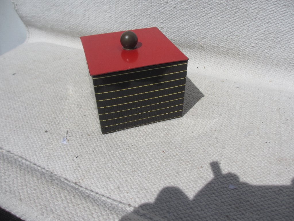 Blik Cote d’Or art deco stijl jaren 1920/ 30, Ophalen of Verzenden, Gebruikt, Koek(jes), Overige merken