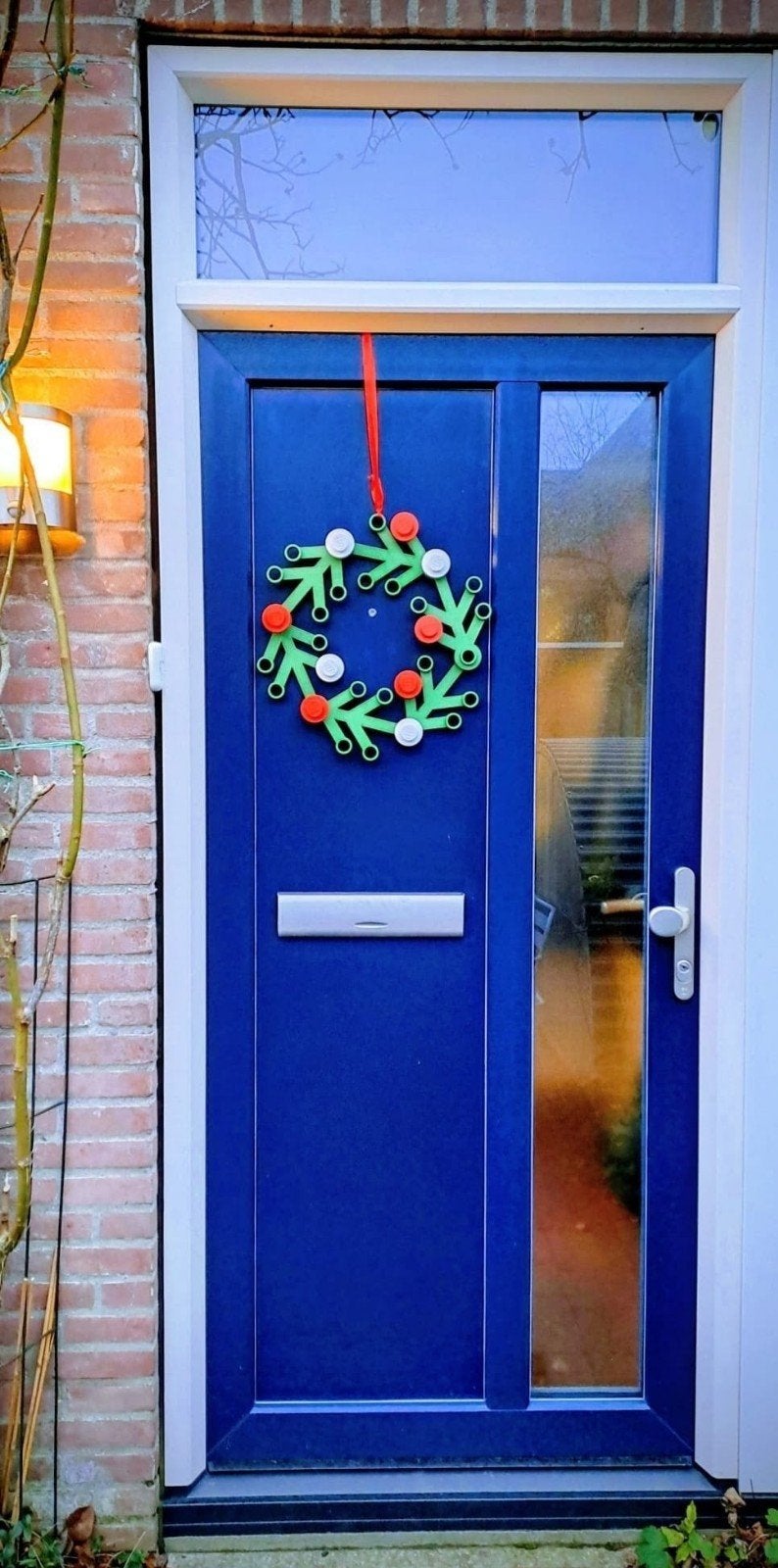 Kerstkrans van XL blokken (zoals Lego), Ophalen of Verzenden, Nieuw