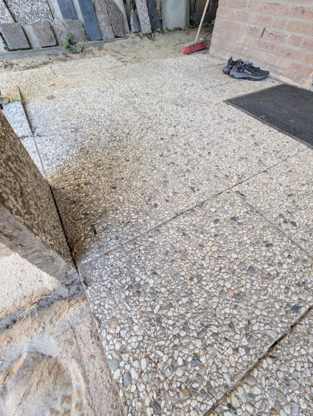 Grindtegels betontegels 60x40x5cm - Gratis af te halen, Tuin en Terras, Tegels en Klinkers, Ophalen, Gebruikt, 10 m² of meer, Beton