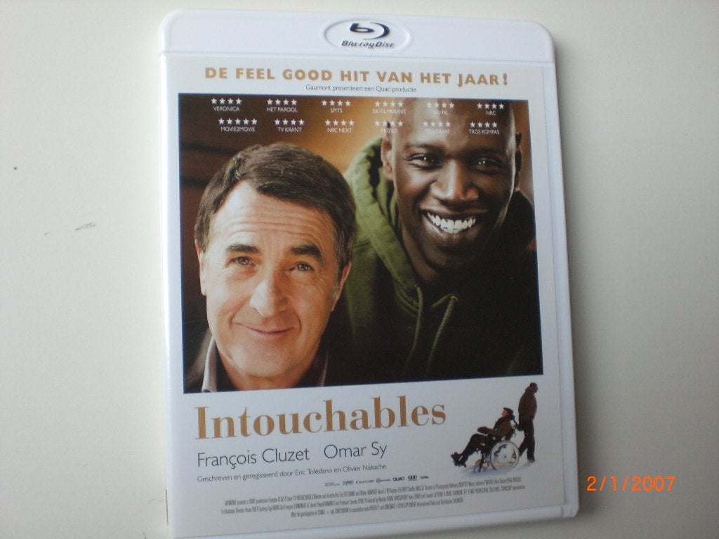 blu ray Intouchables Francois Cluzet Omar Sy, Cd's en Dvd's, Blu-ray, Ophalen of Verzenden, Zo goed als nieuw, Drama