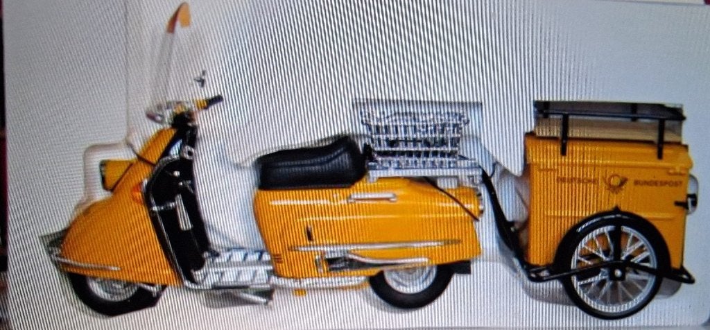 gezocht heinkel scooter met aanhanger deutsche bundes post, Ophalen of Verzenden, Nieuw, Auto
