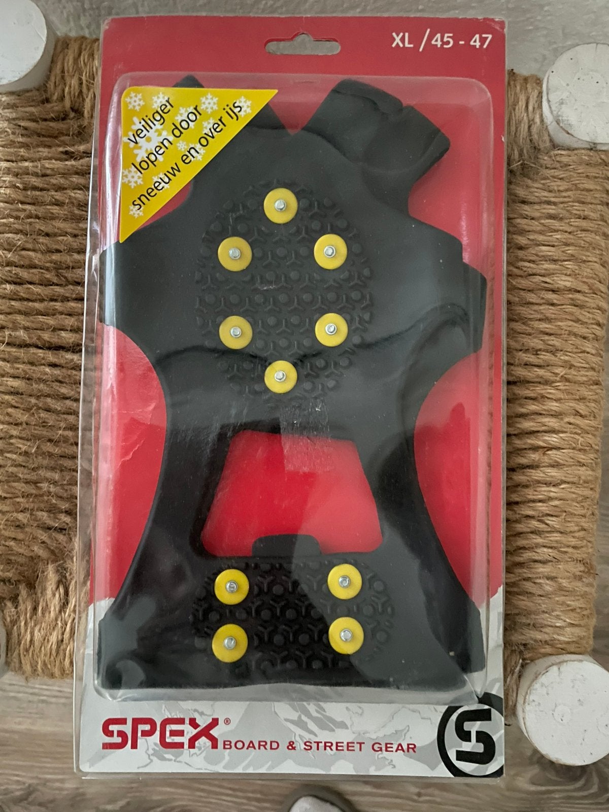 Anti slip zolen om in de sneeuw te lopen, Ophalen of Verzenden, Zo goed als nieuw, Zwart