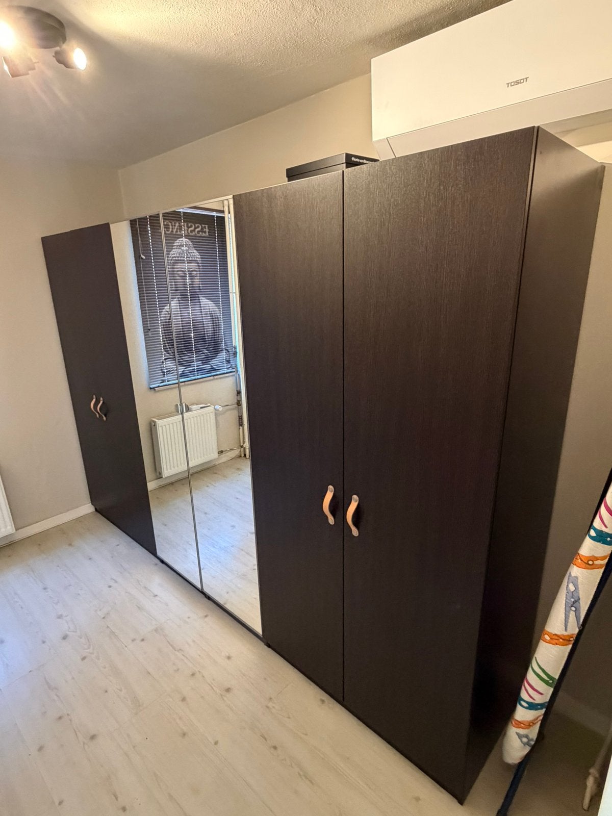 Ikea pax kast 3m breed 2,01m hoog zwart, Ophalen, Gebruikt, 200 cm of meer, Meerdere deuren