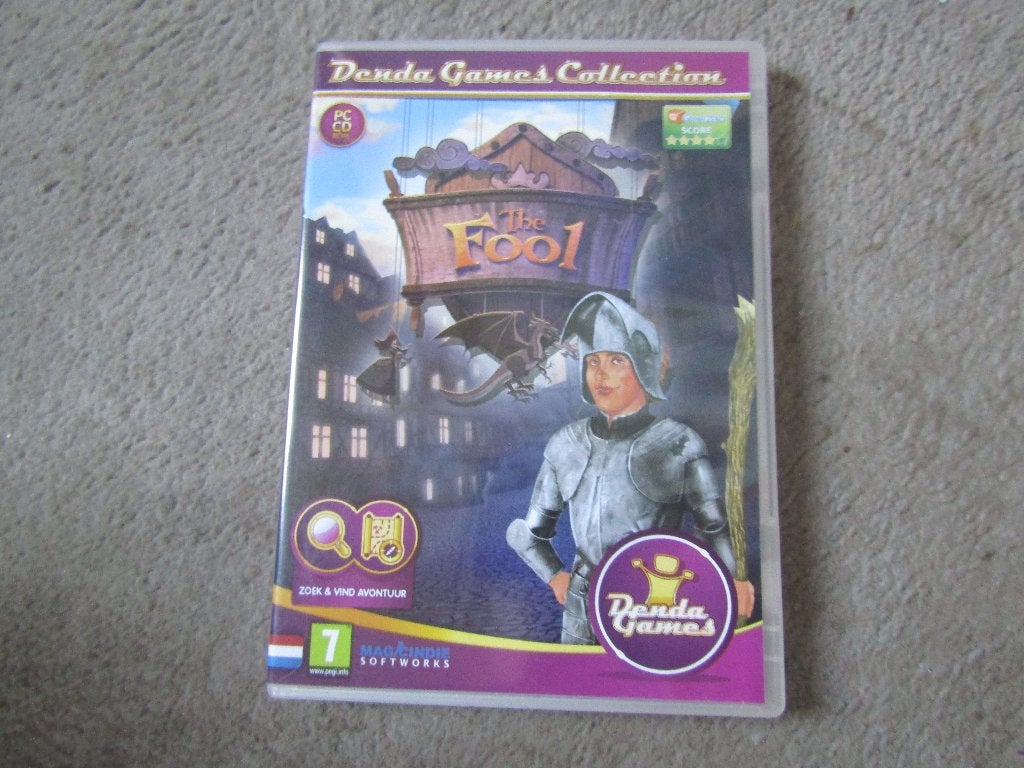 Cdrom spel: The fool - zoek en vind spel, Nederlands, Spelcomputers en Games, Games | Pc, Gebruikt, Puzzel en Educatief, 1 speler