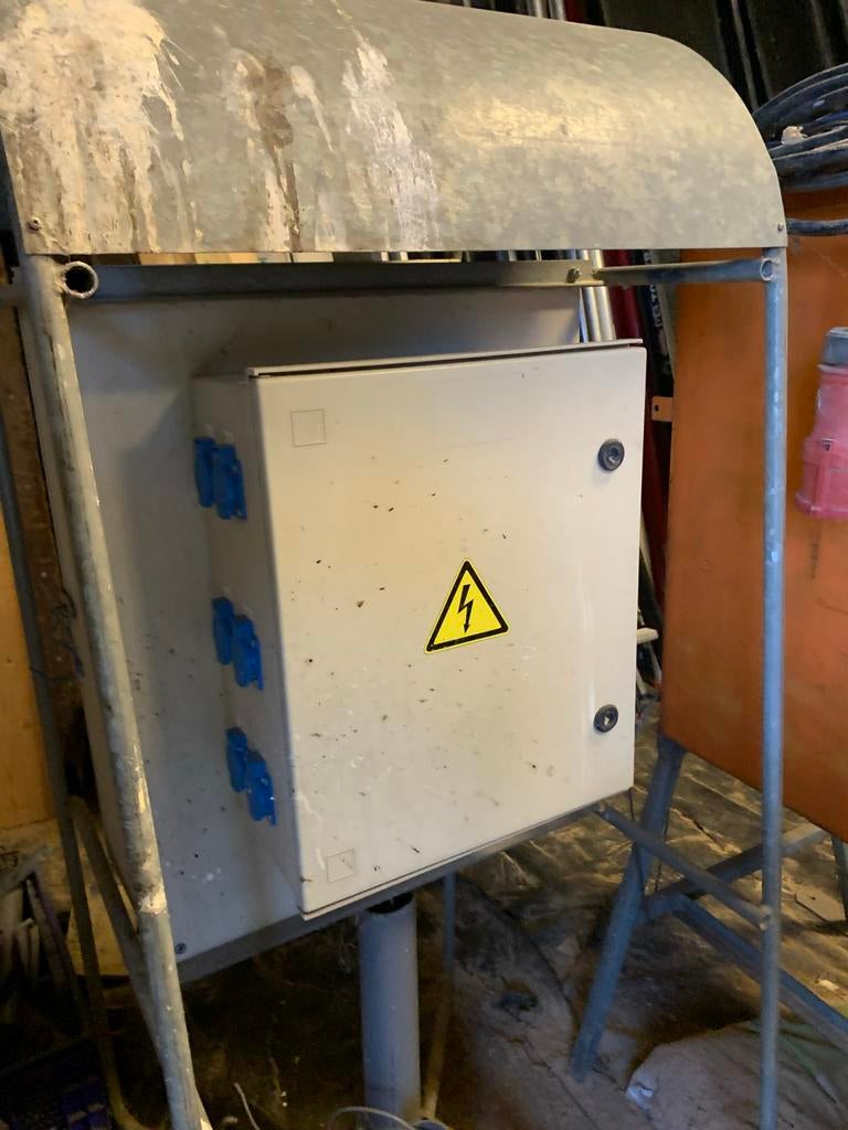 Bouwstroomkast - Krachtstroomverdeler voor op de bouwplaats, Ophalen, Gebruikt, Overige typen