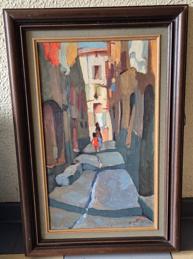 Frans Jacob Diederich Boers (Frans Boers) 1914-1987., Doek, Ophalen of Verzenden, Gesigneerd, Olieverf