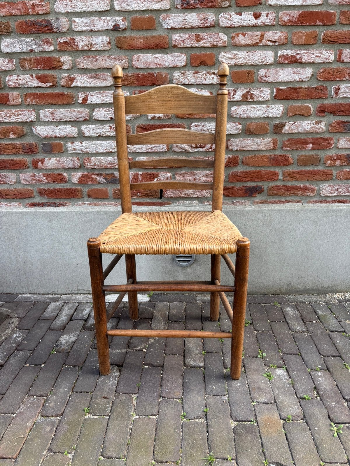 Vintage stoel! Uit grootmoeders tijd!, Overige materialen, Gebruikt, Bruin, Ophalen of Verzenden