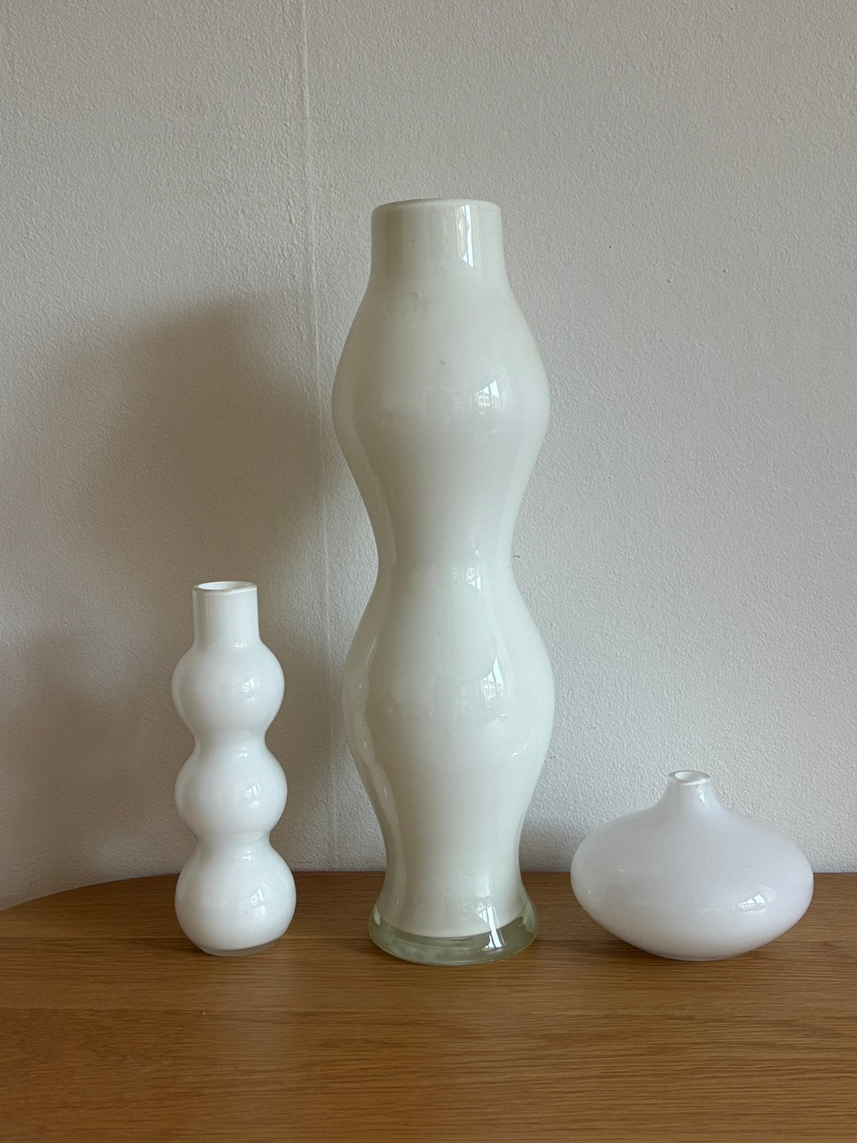 Witte vazenset, Ophalen of Verzenden, Zo goed als nieuw, Wit