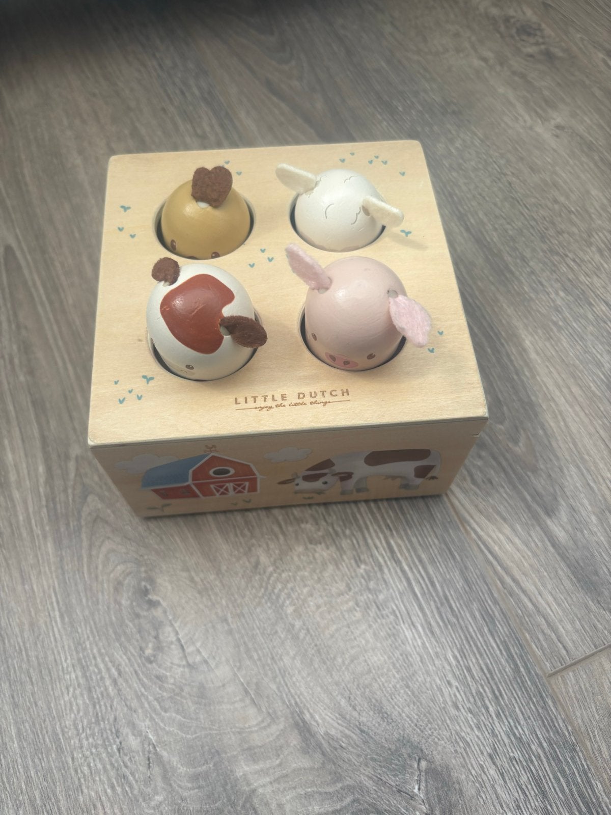 Little Dutch Houten Hamertje Tik Boerderij Dieren, Kinderen en Baby's, Speelgoed | Houten speelgoed, Ophalen, Zo goed als nieuw