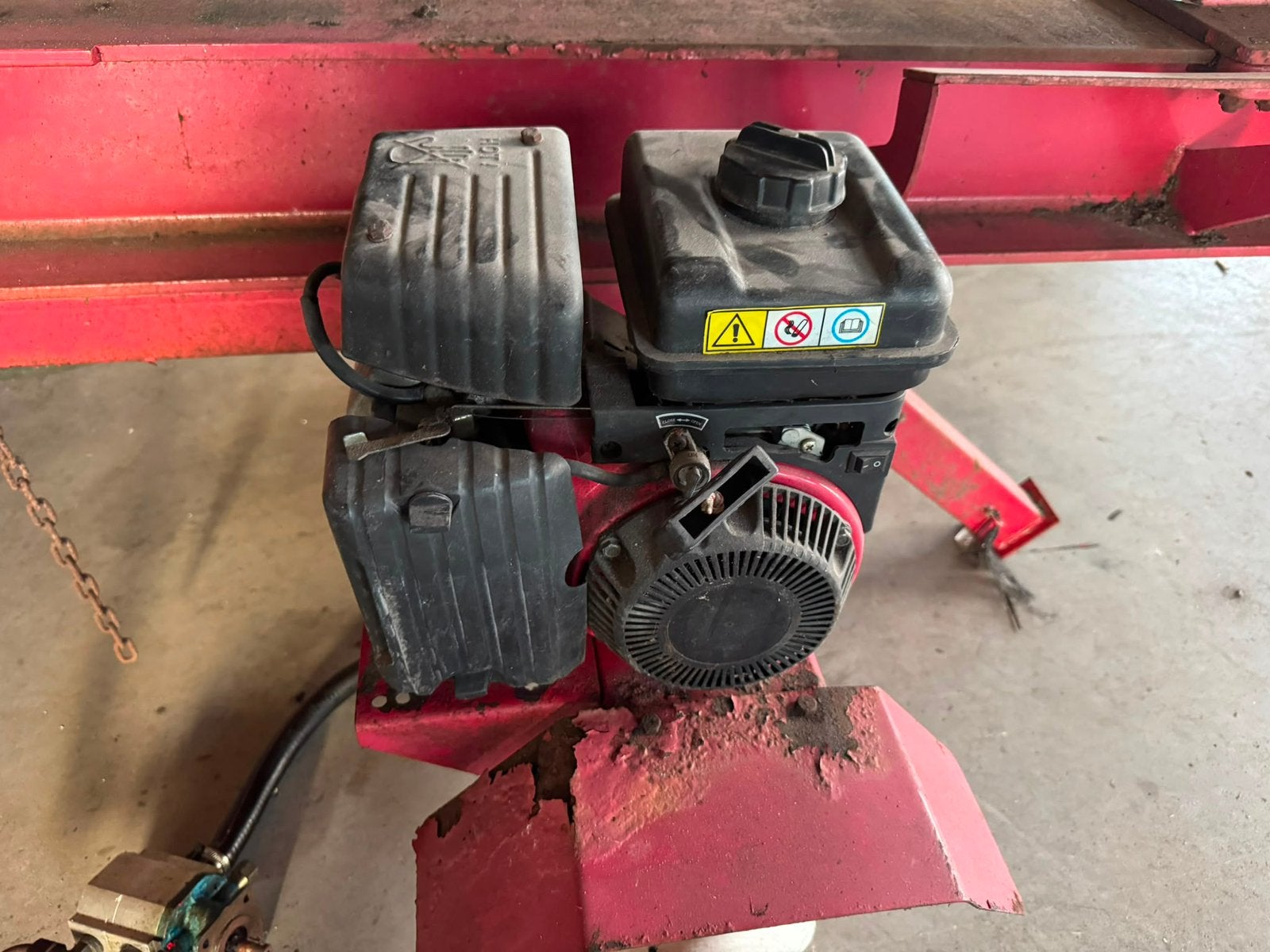 Houtkloof machine 30 TON inclusief blok LEES BESCHRIJVING, Ophalen, Gebruikt, ., Liggend