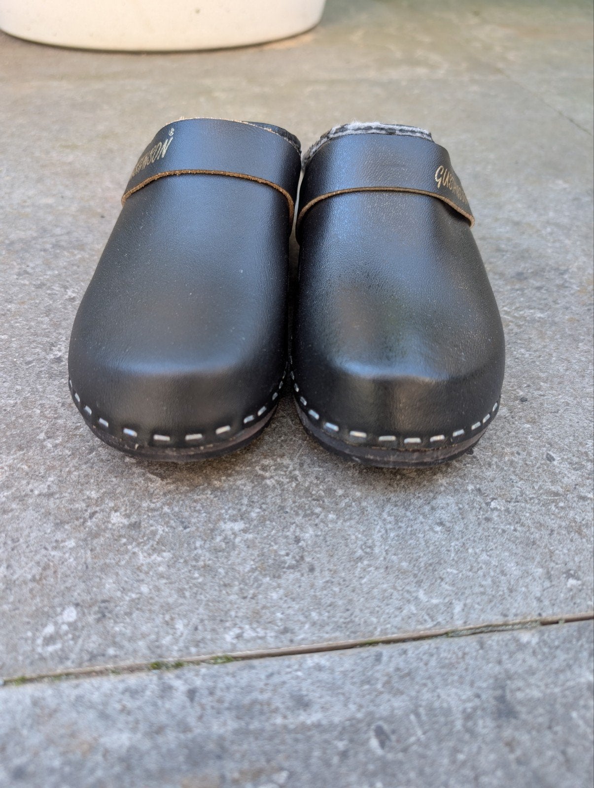 klompen zwart mt.36, Ophalen of Verzenden, Zo goed als nieuw, Schoenen, Gustavson