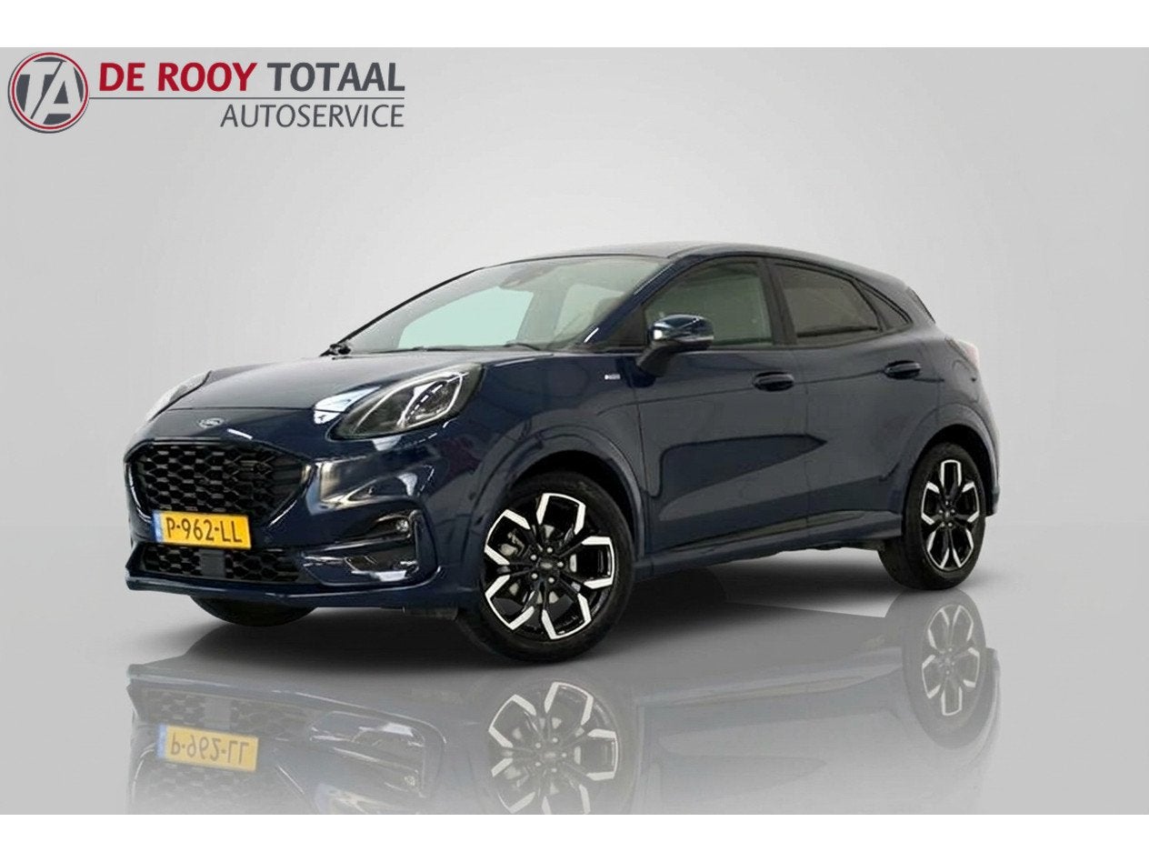 Ford Puma 1.0 EcoBoost Hybrid ST-Line X MHEV 155PK, TREKHAAK, Voorwielaandrijving, Lane Keeping Assist, Euro 6, Blauw