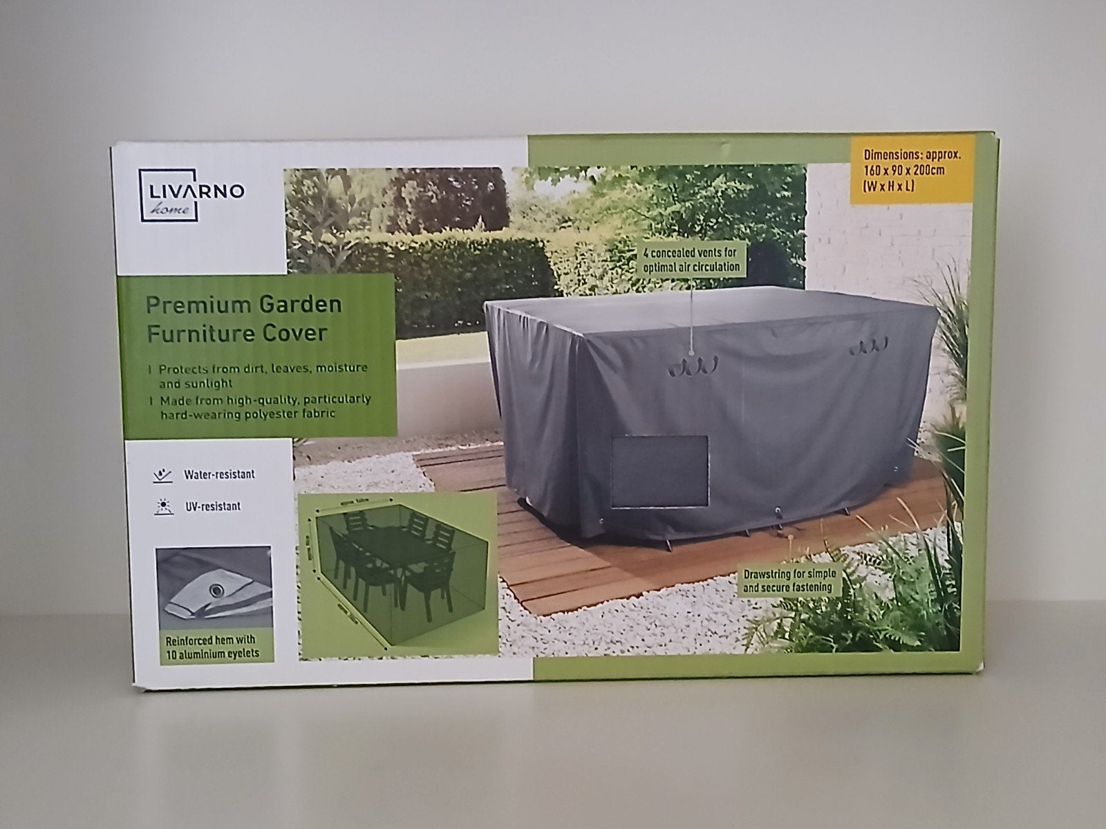LIVARNO Home Premium Tuinmeubelhoes - 160x90x200cm, Ophalen of Verzenden, Nieuw