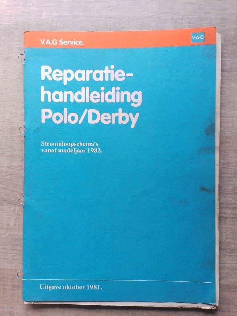 Vw Polo / Derby + Coupé 1981 - 85 dealer Stroomschema's, Verzenden, Gelezen, Volkswagen