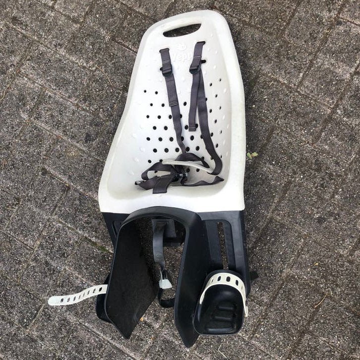 Fietsstoel achterzitje Yepp wit, Achterzitje, Yepp, Ophalen, 15 t/m 25 kg
