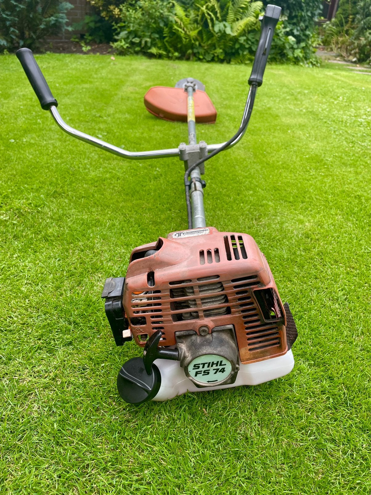Stihl fs 74 loopt/start moeilijk bosmaaier, Ophalen, Zo goed als nieuw, Benzine
