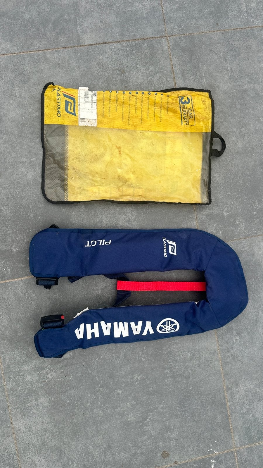 Plastimo Pilot 100N reddingsvest Yamaha – met opbergtas, Watersport en Boten, Ophalen of Verzenden, Nieuw