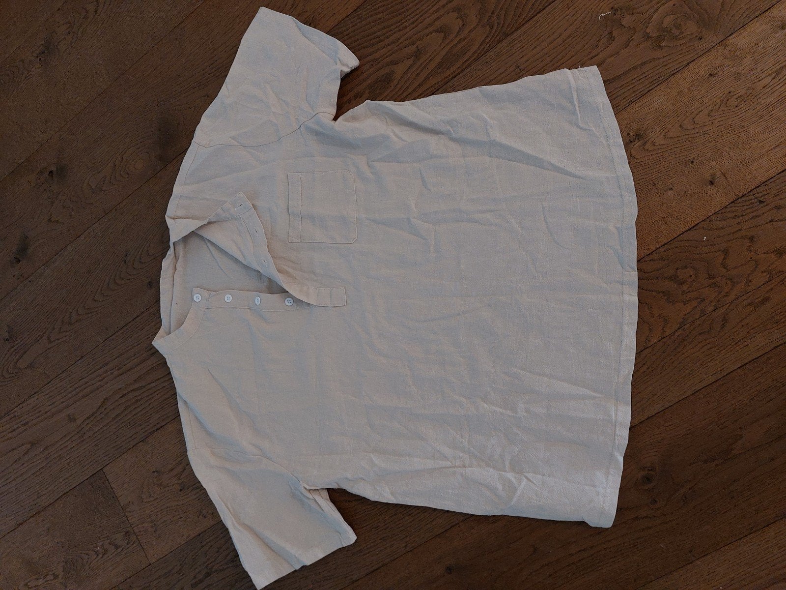 Nieuw beige overhemd, Ophalen of Verzenden, Nieuw, Beige