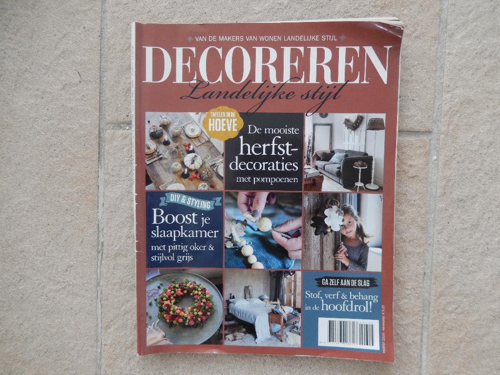 * Decoreren landelijke stijl herfst 2015 *, Boeken, Tijdschriften en Kranten, Ophalen of Verzenden, Zo goed als nieuw, Damesbladen