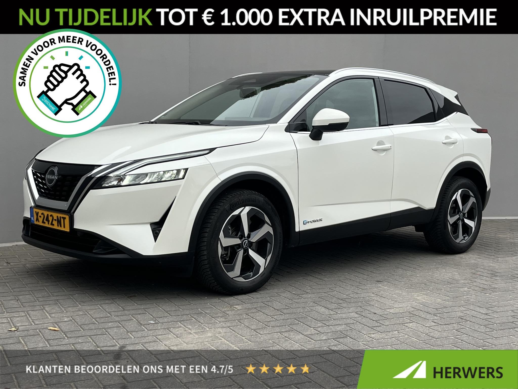 Nissan Qashqai 1.5 e-Power N-Connecta / Apple carplay / Andr, Auto's, Automatische klimaatregeling, Gebruikt, 190 pk, 2 kWh
