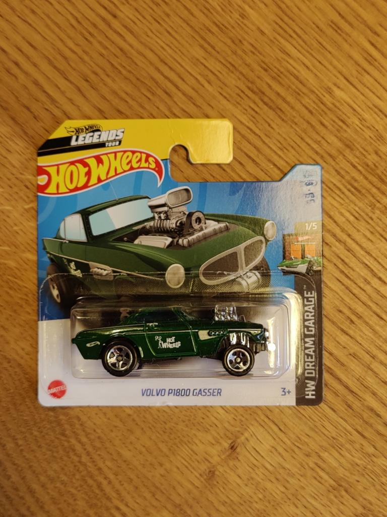 Hot Wheels Volvo P1800 Gasser GROEN, Ophalen of Verzenden, Auto