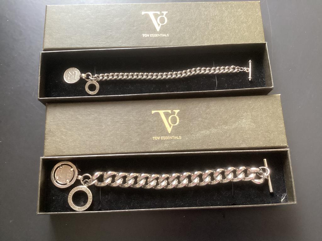 Armbanden tov essentials, Ophalen of Verzenden, Zo goed als nieuw, Zilver