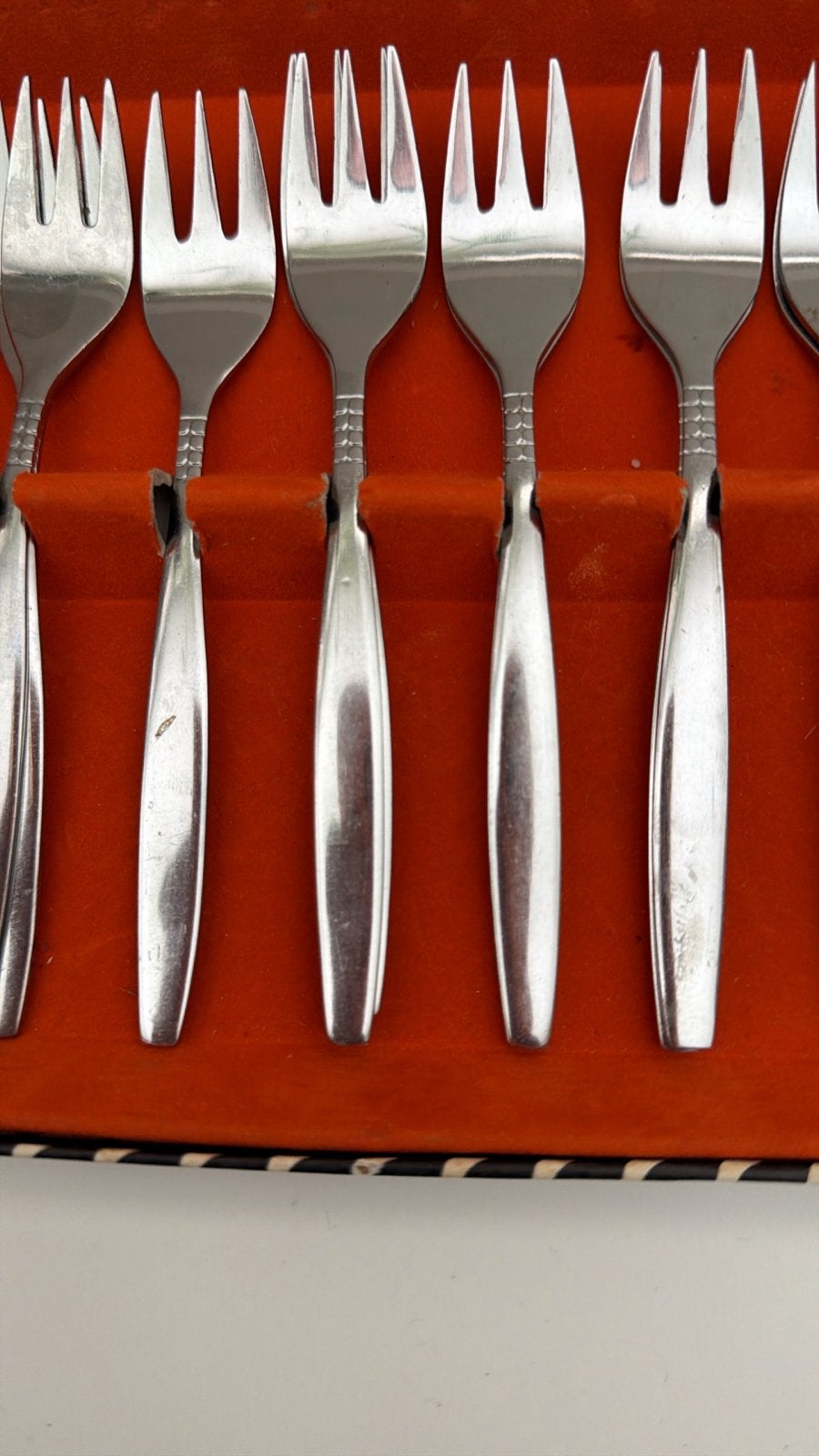 Amefa gebaksvorkjes set - 12 stuks, Antiek en Kunst, Ophalen of Verzenden