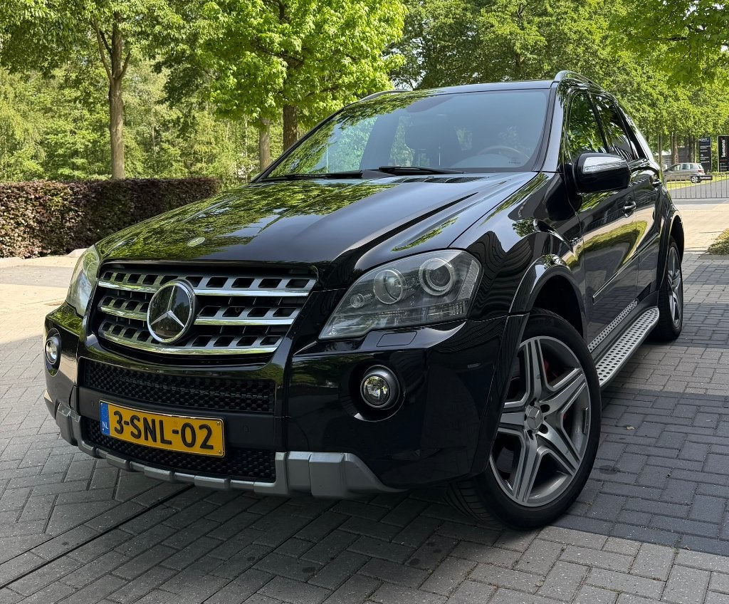Mercedes ML63 AMG 10th Anniversary | NL | 2e eigenaar, Automaat, Zwart, Leder, Vierwielaandrijving