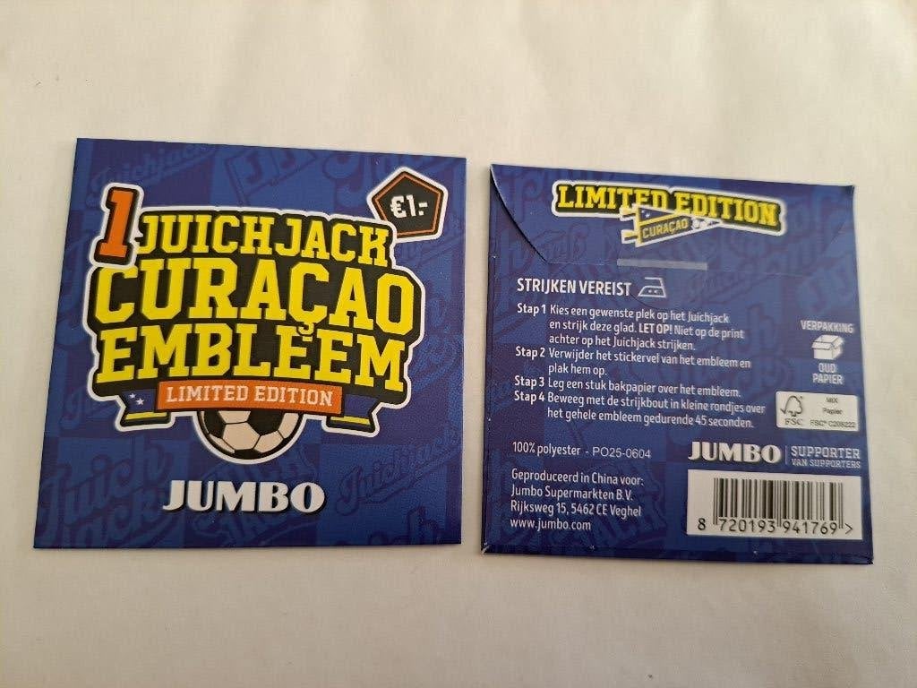 JUMBO JUICHJACK - EMBLEEM CURACAO - LIMITED EDITION, Jumbo, Ophalen of Verzenden